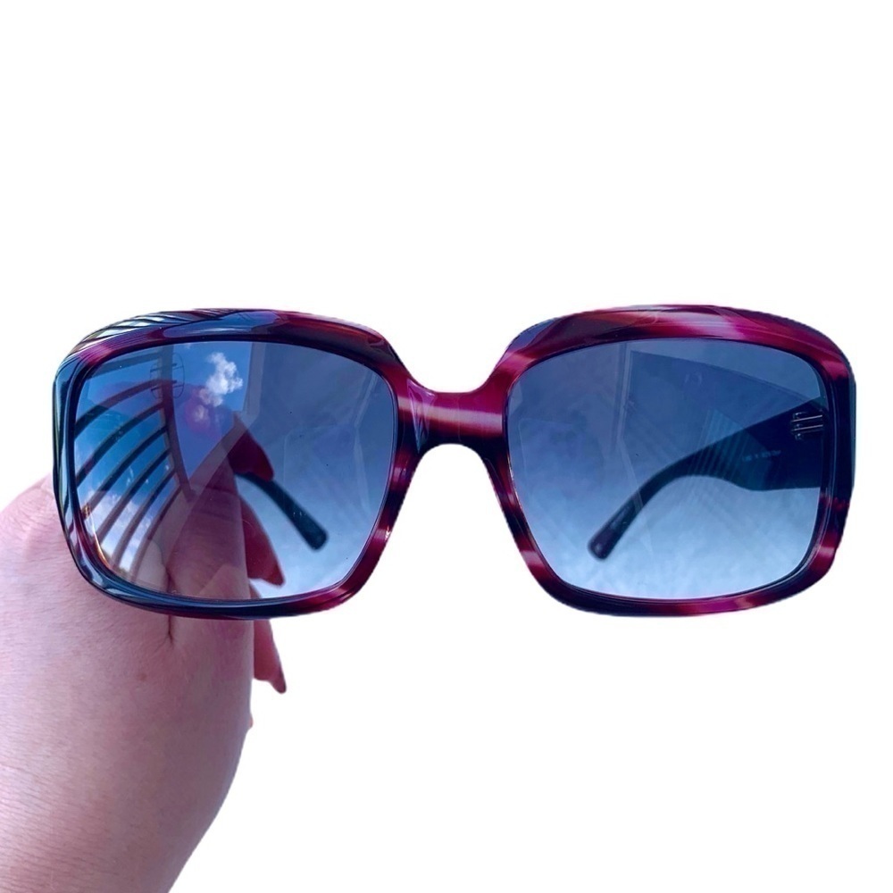NWOT Elle Y2K Chunky Square Frame Fashion Sunglasses - Picture 2 of 8